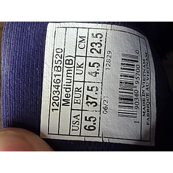 Brooks Launch GTS 8 1203461B520 Running Shoes Woman Sz 6.5 Gray Purple - Picture 16 of 16